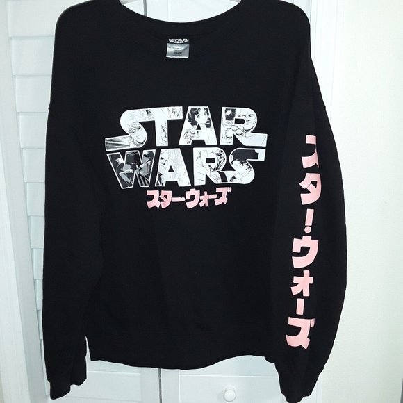 Star Wars Tops - Star Wars Unisex Crewneck Sweatshirt, Size XXL-19, Japan Anime Graphic, VGUC